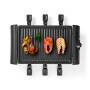Nedis RACLETTE GRILL 6PFÄNN.   ECKIG (FCRA220FBK6       SW)