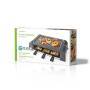 Nedis RACLETTE GRILL 6PFÄNN.   ECKIG (FCRA220FBK6       SW)