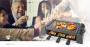 Nedis RACLETTE GRILL 6PFÄNN.   ECKIG (FCRA220FBK6       SW)