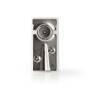 Nedis IEC Coax Stecker| abgewinkelt| Buchse| Vernickelt| 75 Ohm| Schraube