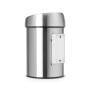 Brabantia Touch Bin 3 Liter Matt Steel Badezimmermülleimer