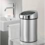 Brabantia Touch Bin 3 Liter Matt Steel Badezimmermülleimer