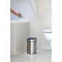 Brabantia Touch Bin 3 Liter Matt Steel Badezimmermülleimer