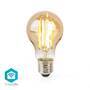 Nedis SmartLife LED Filament Lampe / E27 / 806 lm / 7 W / Warmweiss / 1800 - 3000 K / Glas / Android™ / IOS / Birne / 1 Stück