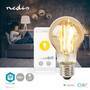 Nedis SmartLife LED Filament Lampe / E27 / 806 lm / 7 W / Warmweiss / 1800 - 3000 K / Glas / Android™ / IOS / Birne / 1 Stück