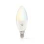 Nedis SmartLife LED Bulb| WLAN| E14| 470 lm| 4.9 W| Warm to Cool White| 2700 - 6500