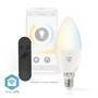 Nedis SmartLife LED Bulb| WLAN| E14| 470 lm| 4.9 W| Warm to Cool White| 2700 - 6500