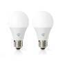 Nedis SmartLife Vollfärbige LED-Lampe| WLAN| E27| 806 lm| 9 W| RGB+ weiss