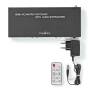 Nedis HDMI ™ Matrix Switch / 4x 2-Port port(s) / 4x HDMI™ Eingang / 2x 3.5 mm / 2x HDMI™ Ausgang / 2x TosLink / 4K@60Hz / 18 Gbps / ferngesteuert / Metall / Anthrazit