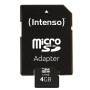 Intenso 3403450 - 4 GB - MicroSDHC - Class 4 - 20 MB/s - 5 MB/s - Shock resistant - Temperature proof - X-ray proof