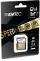 EMTEC ECMSD64GXC10SP - 64 GB - SDXC - Class 10 - 95 MB/s - 90 MB/s - Black