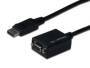 DIGITUS DisplayPort Ad/Konverter DP - HD15 St/Bu, 15cm schwarz Kabel und Adapter -TV/Video-