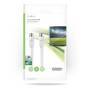 Nedis Koaxial Kabel / IEC (Coax) Stecker / IEC (Coax) Stecker / Vernickelt / 90 dB / 75 Ohm / Doppelt geschirmt / 10.0 m / Rund / PVC / Weiss / Umschlag