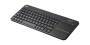 Logitech K400 Plus Tv - Mini - Wireless - RF Wireless - QWERTY - Black