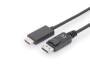 DIGITUS DisplayPort Adapterkabel DP-HDMI Typ A 1m AK-340303-010-S Kabel und Adapter -Computer-