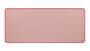 Logitech Desk Mat Studio Series - Pink - Monochromatic - Nylon - Polyester - Non-slip base