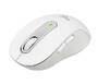 LOGITECH Signature M650 for Business Mouse wireless Bluetooth 2.4 GHz Bolt USB receiver off-white (9