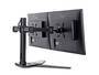 IIYAMA DS1002D-B1 Dual-Monitor Tischhalterung mit Standfuss für Displays von 10-30Zoll VESA 75x75 mm