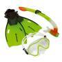 MTS Sportartikel-Vertriebs GmbH Schildkröt Funsports - Schnorchel Set BERMUDA Junior L/XL (3-teilig,