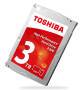 Toshiba 8.9cm (3.5")  3TB SATA3 Desktop P300 Red    7200  64 (HDWD130UZSVA)