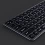 Satechi Aluminium Bluetooth Backlit Slim Keyboard, dt., space grau