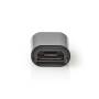 Nedis USB-Adapter| USB 2.0| USB-C Stecker| Micro-B Buchse| 480 Mbps| Vernickelt