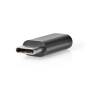 Nedis USB-Adapter| USB 2.0| USB-C Stecker| Micro-B Buchse| 480 Mbps| Vernickelt