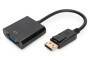 DIGITUS DisplayPort Ad/Konverter DP - HD15 St/Bu, 15cm schwarz Kabel und Adapter -TV/Video-
