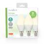 Nedis LED-Lampe E14| Kerze| 2.8 W| 250 lm| 2700 K| Warmweiss| Matte lampe| 3