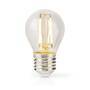 Nedis LED-Filament-Lampe E27 / G45 / 4.5 W / 470 lm / 2700 / Dimmbar / Warmweiss / Retro Style / 1 Stück