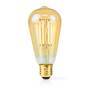 Nedis LED-Filament-Lampe E27 / ST64 / 4.9 W / 470 lm / 2100 / Dimmbar / Extra warmweiß / Retro Style / 1 Stück