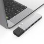 HyperDrive Net 6-in-2 Hub für MacBook Pro, silber >
