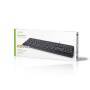 Nedis Kabelgebundenes Keyboard| USB| Stromversorgungüber| Multimedia| QWERTY|