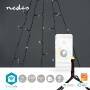 Nedis SmartLife Dekorative LED| Wi-Fi| Warm bis kühlen weiß| 200 LED's| 5 x 4 m|