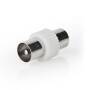 Nedis Satelliten- und Antennenadapter| Coax Stecker|| Vernickelt| 75 Ohm