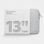 Trunk Neopren Sleeve für MacBook Air/MacBook Pro 13", silber