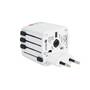 Skross MUV USB (2xA) Kompakter 2-poliger Weltreiseadapter mit 2 integrierten USB-Anschlüssen