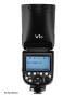 Godox  V1-N - Compact flash - Black - 1.5 s - Nikon - 28 - 105 mm - Battery