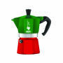 Bialetti 0005323 - Moka pot - 0.24 L - Green,Red,White - Aluminium - 3 cups - Thermoplastic