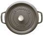 STAUB Cocotte, rund 24 cm grafitgrau