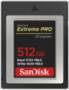 SANDISK Extreme PRO 512GB CFexpress Card SDCFE 1700MB/s R 1400MB/s W 4x6 (SDCFE-512G-GN4NN)