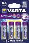 Varta Professional Lithium AA - Single-use battery - AA - Lithium - 1.5 V - 4 pc(s) - 2900 mAh