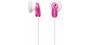 Sony MDR-E9LP - Headphones - In-ear - Music - Pink - White - 1.2 m - Wired