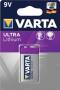 Varta Professional Lithium 9V - Single-use battery - 9V - Lithium - 9 V - 1 pc(s) - 1200 mAh