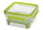 EMSA CLIP & GO XL - Lunch container - Adult - Green - Transparent - Monotone - Square - Germany