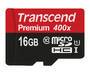 TRANSCEND Premium 16GB microSDHC UHS-I Class10 60MB/s MLC inkl. Adapter (TS16GUSDU1)