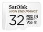 SanDisk High Endurance - 32 GB - MicroSDHC - Class 10 - UHS-I - 100 MB/s - 40 MB/s