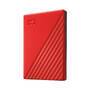 WESTERN DIGITAL WD My Passport 2TB portable HDD USB3.0 USB2.0 compatible Red Retail (WDBYVG0020BRD-W