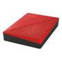 WESTERN DIGITAL WD My Passport 4TB portable HDD USB3.0 USB2.0 compatible Red Retail (WDBPKJ0040BRD-W