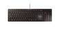 Cherry KC 6000 Slim - Full-size (100%) - Wired - USB - QWERTZ - Black